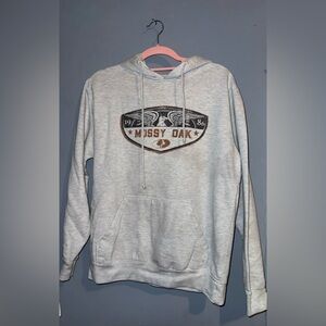Mossy Oak Light Gray Hoodie Unisex